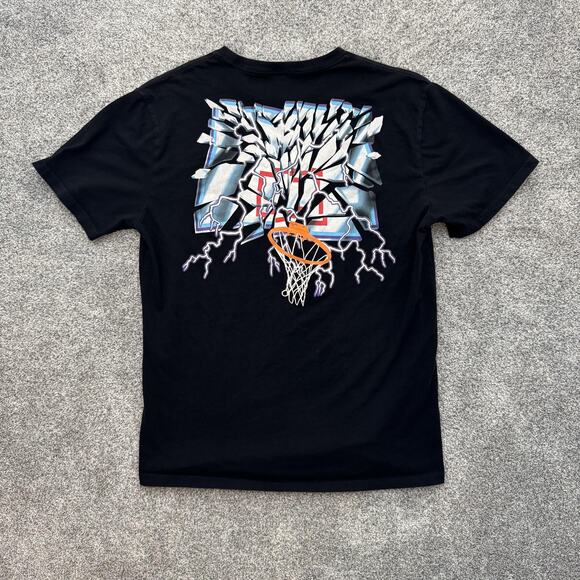 Converse Suns Shirt Mens XL Black Basketball Graphic Tee 90s Style Retro NBA - Picture 9 of 10